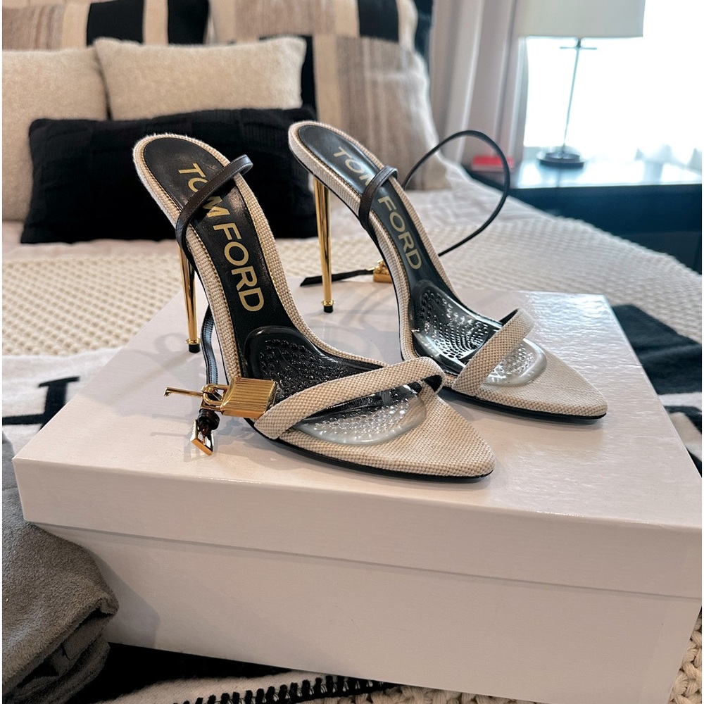 Tom Ford Lock Stiletto Sandals